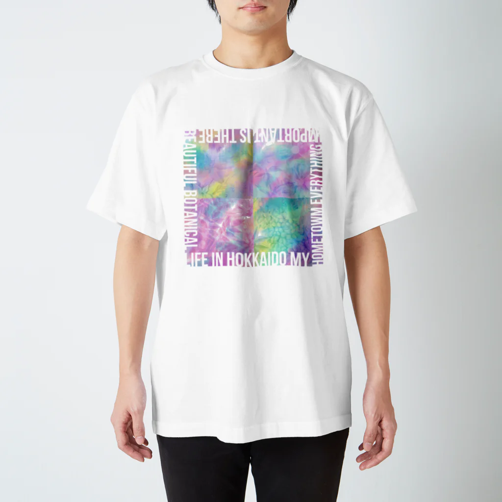 PliablyのBotanical life in Hokkaido（Marble_C） スタンダードTシャツ