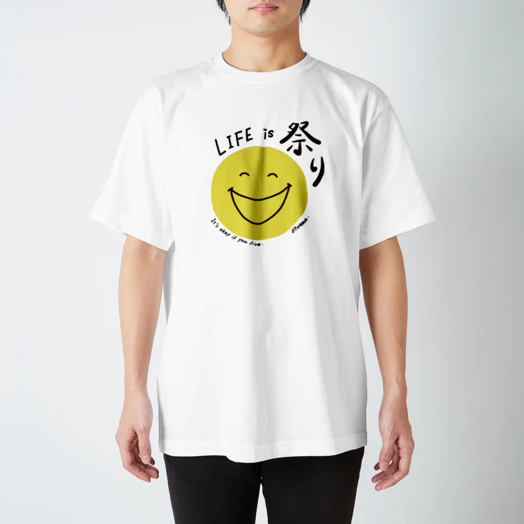 In my book.のLife is 祭り 〜 07nico 〜 Regular Fit T-Shirt