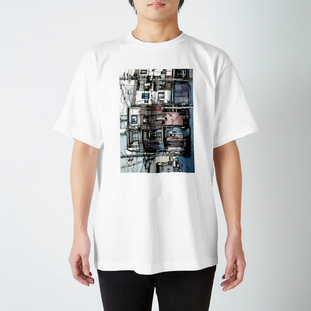 LWL+JHEIES+KICKBACKANDFRACTUREのFuruijyutaku スタンダードTシャツ