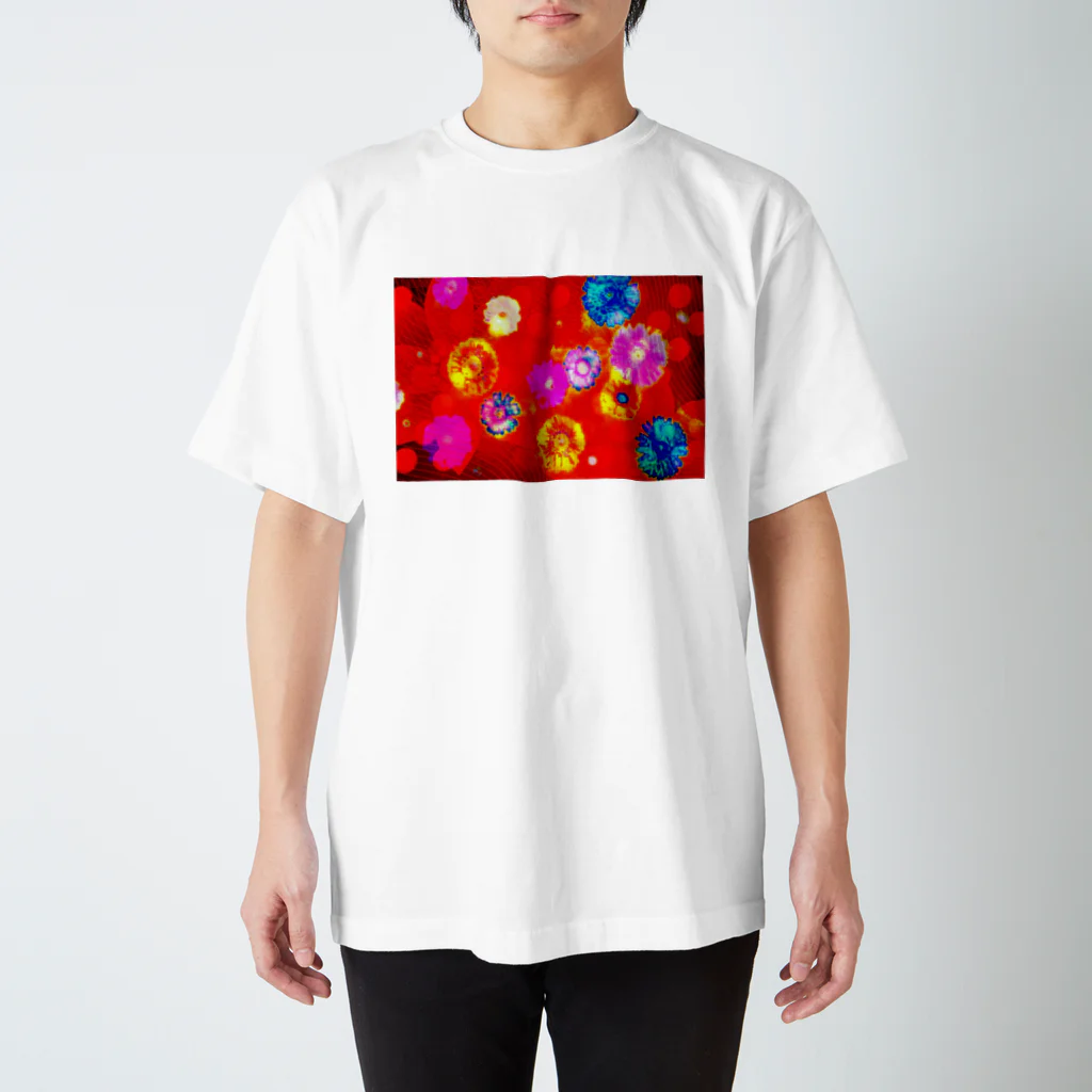 A'S WORLDの和柄FLOWER スタンダードTシャツ