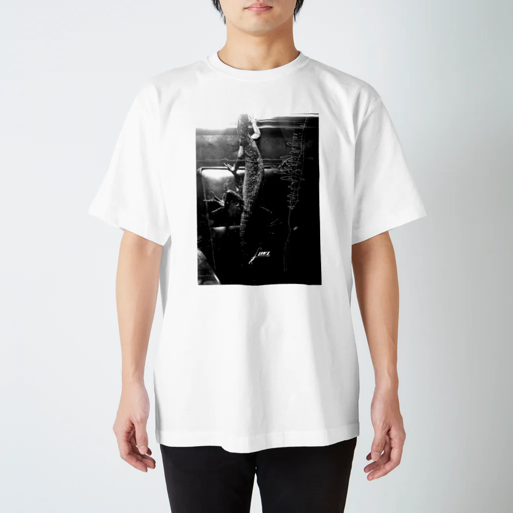 LWL+JHEIES+KICKBACKANDFRACTUREのLizardmono Regular Fit T-Shirt