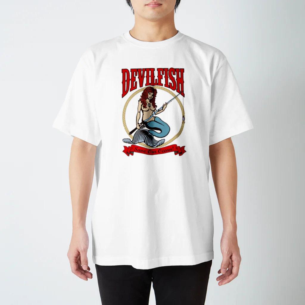 X-DEVILFISHのMERMAID Tシャツ スタンダードTシャツ