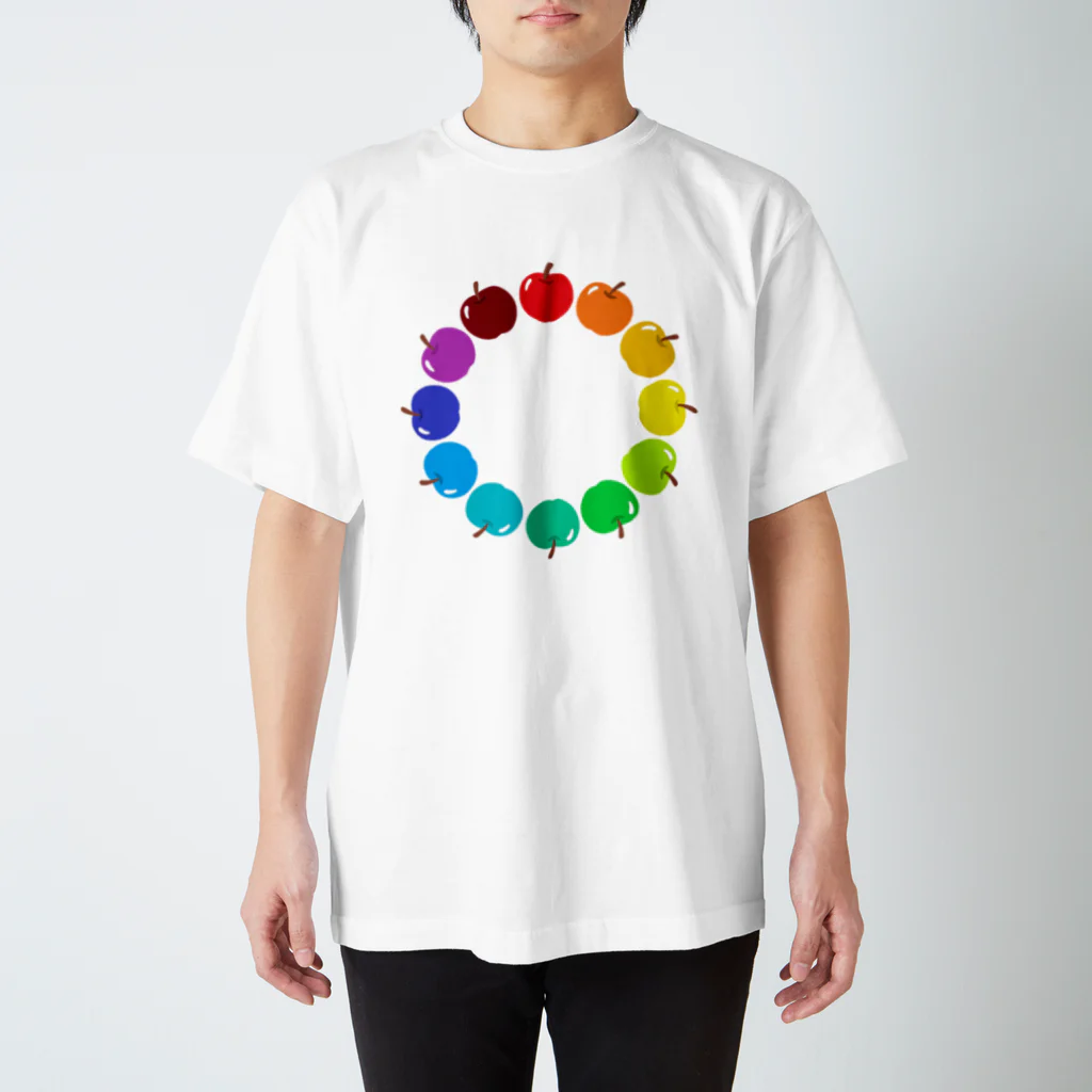 YurieMの色相環02 りんご Regular Fit T-Shirt