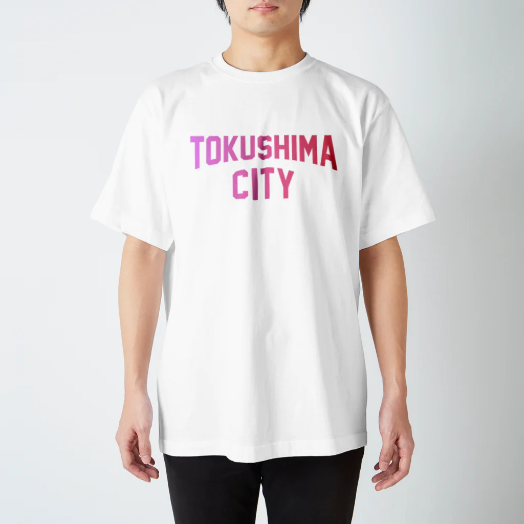 JIMOTO Wear Local Japanの徳島市 TOKUSHIMA CITY スタンダードTシャツ