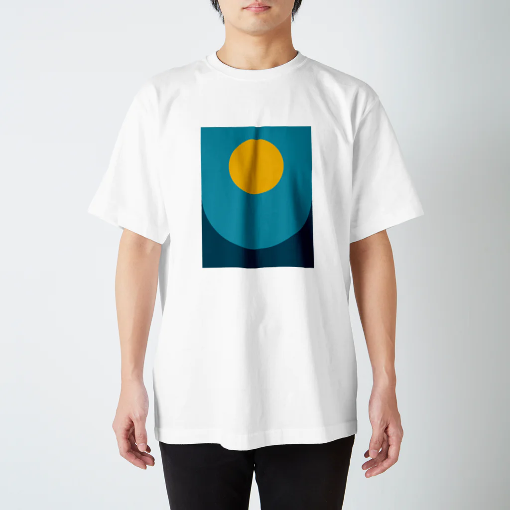 レトロ屋の月夜 Regular Fit T-Shirt