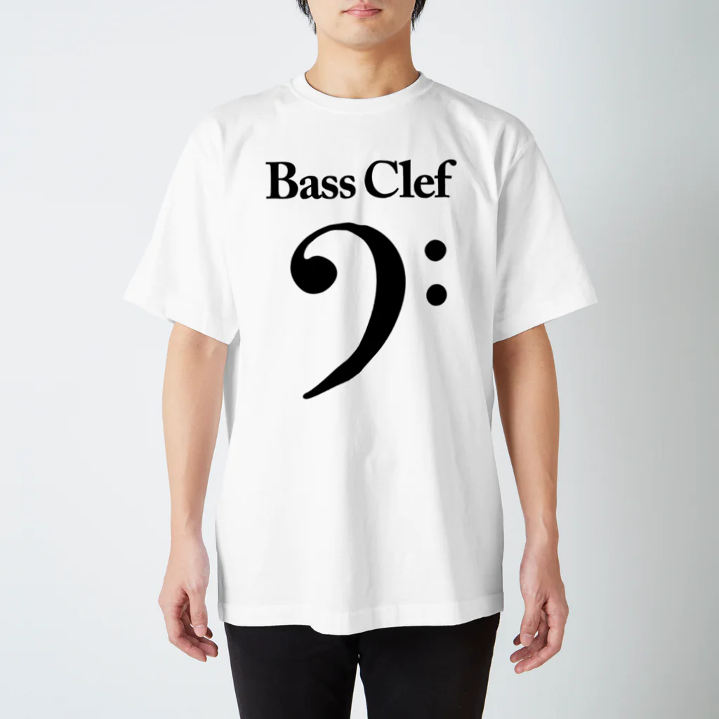 DRIPPEDのBass Clef / ヘ音記号 スタンダードTシャツ