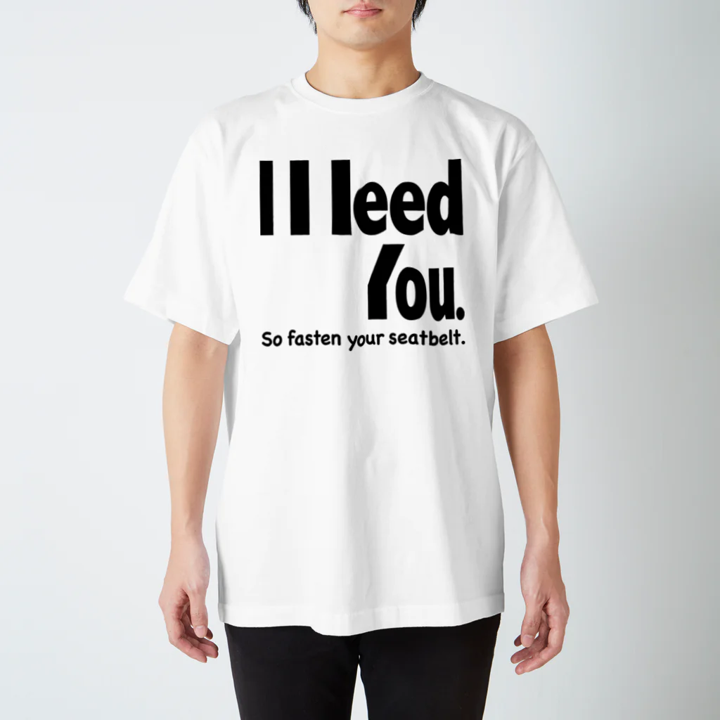 gorozomachine_storeのI Need You So fasten your seatbelt.／右席用 Regular Fit T-Shirt