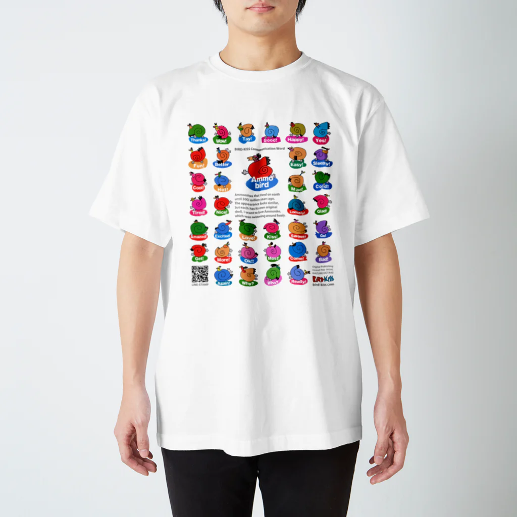 BIRD-KISSのAmmo_Tシャツ（両面） スタンダードTシャツ