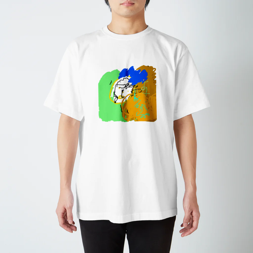 ひまわり作業所のaya-kao スタンダードTシャツ