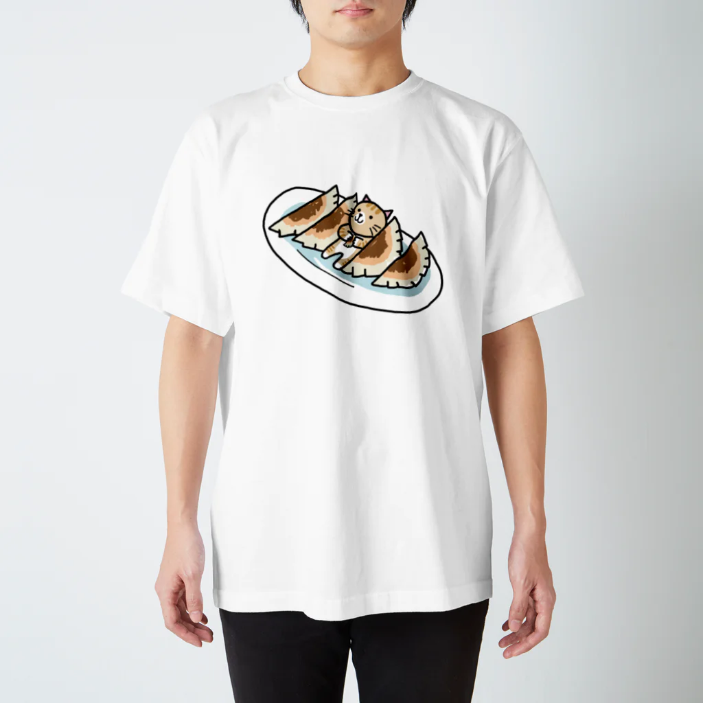 ぽちこの餃子になった猫 スタンダードTシャツ