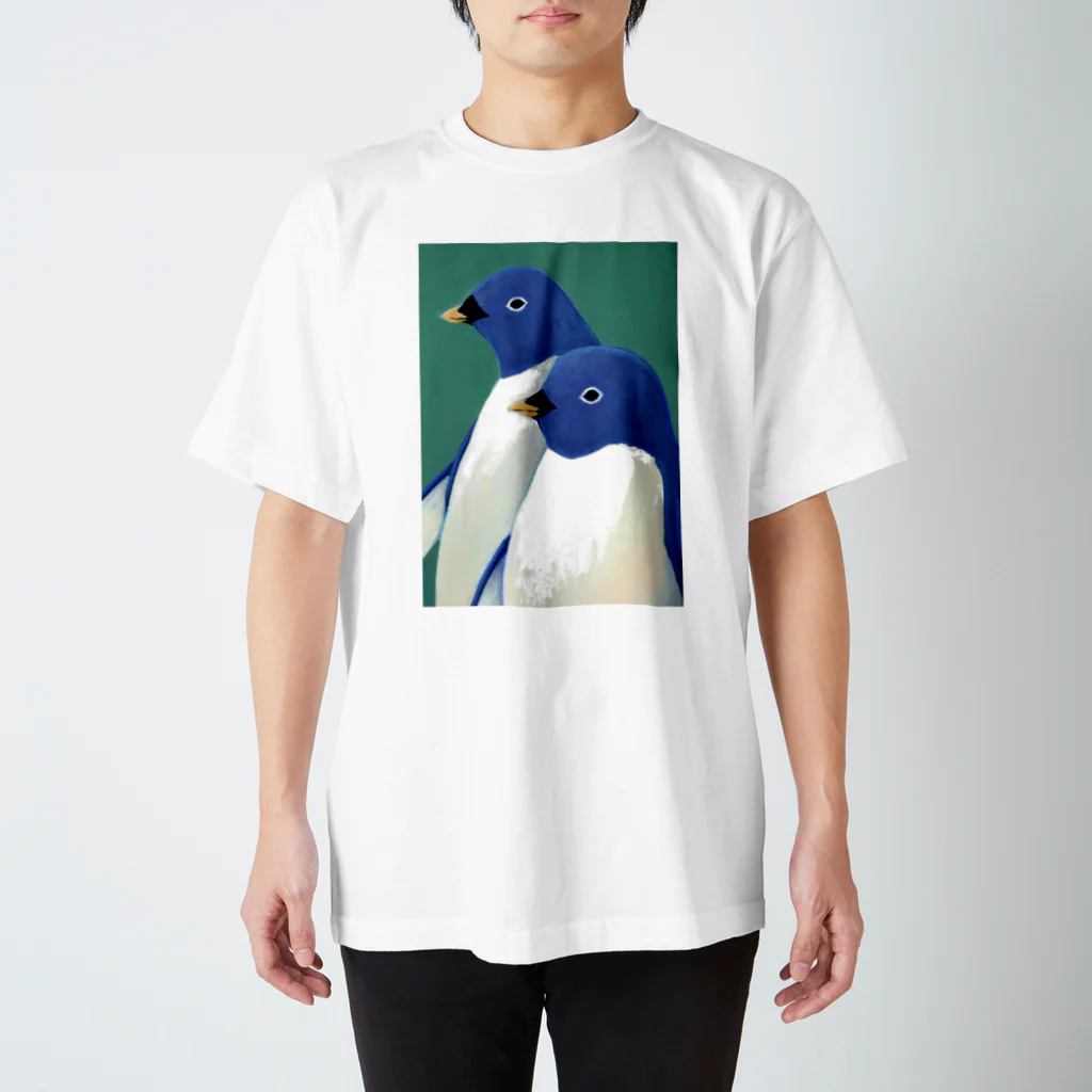 MashMashのペンギン肖像画 Regular Fit T-Shirt