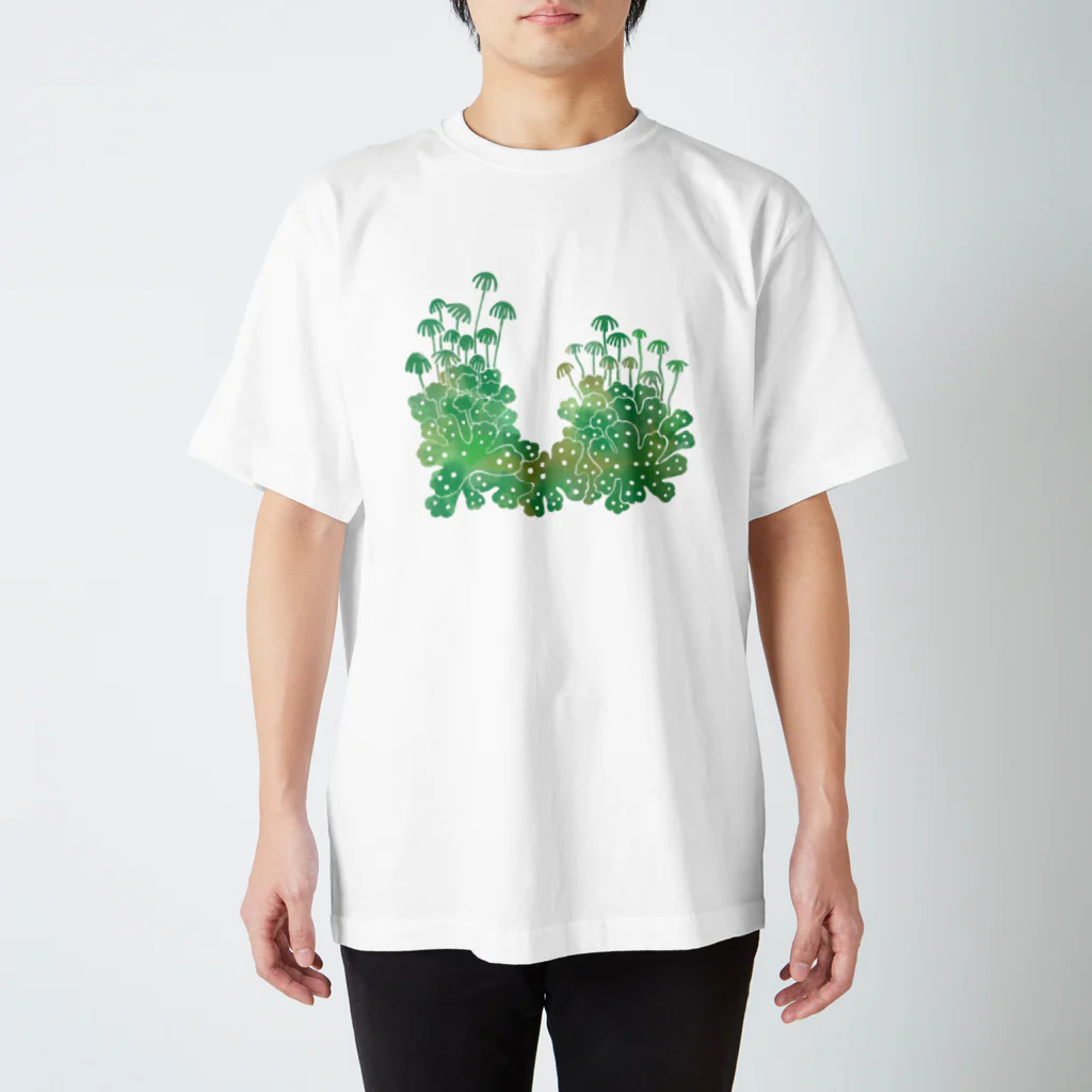 Cafe de Foretのゼニゴケ スタンダードTシャツ