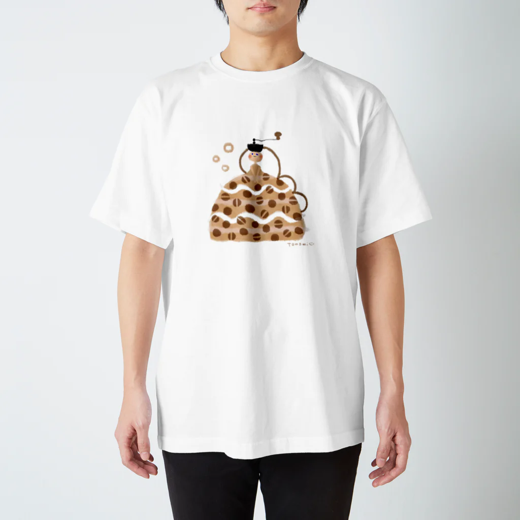 たはらともみのカフェオレのおひめさま スタンダードTシャツ