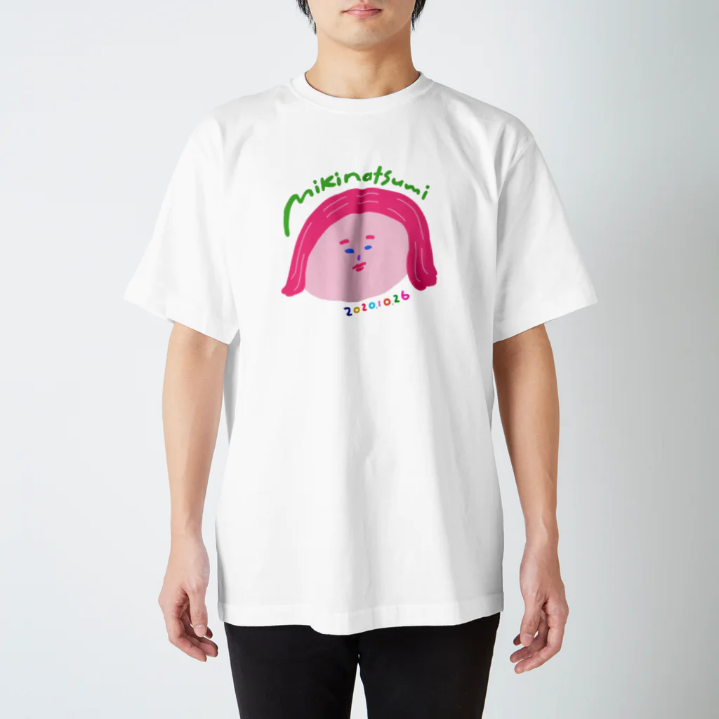 みきなつみ miki natsumiのみきなつみの顔Tシャツ Regular Fit T-Shirt