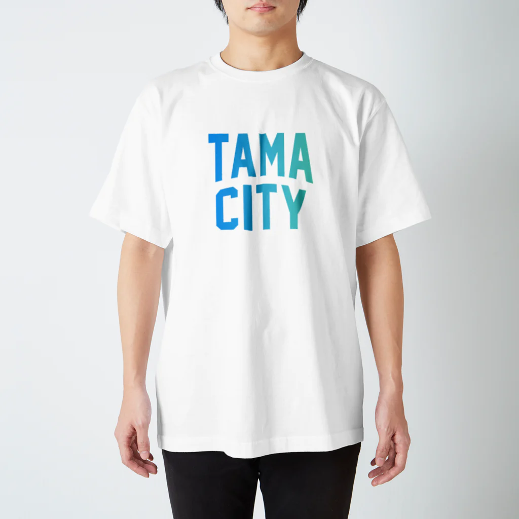 JIMOTO Wear Local Japanの多摩市 TAMA CITY スタンダードTシャツ