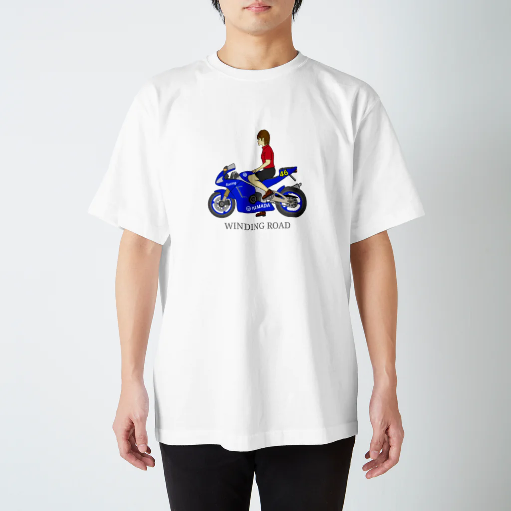 GREAT 7のバイク女子 スタンダードTシャツ