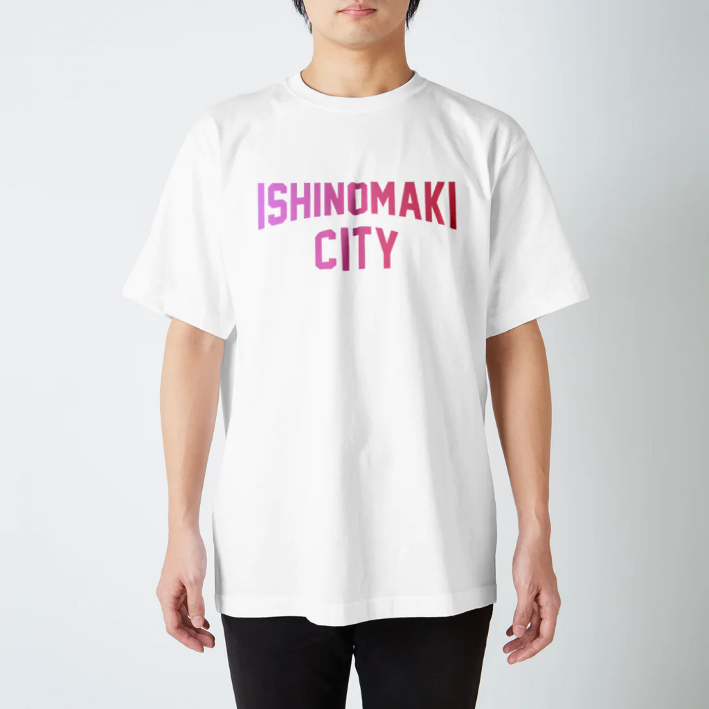 JIMOTO Wear Local Japanの石巻市 ISHINOMAKI CITY スタンダードTシャツ