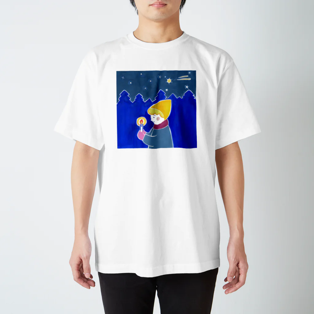 .michiko.のキャンドルとぼく スタンダードTシャツ