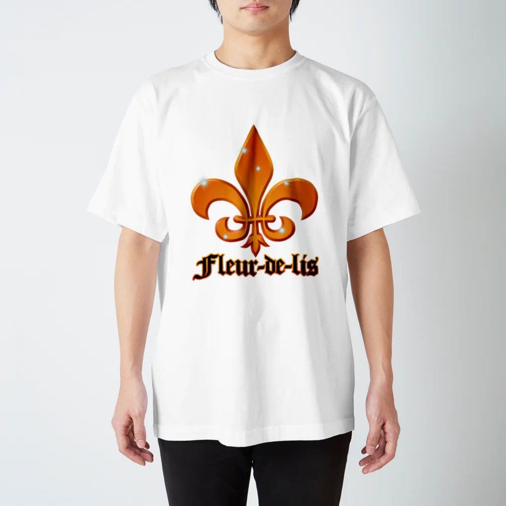 毒の素のFleur-de-lis Regular Fit T-Shirt