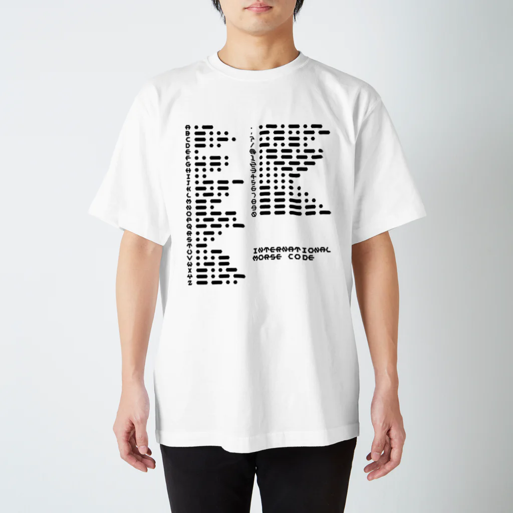 亀翔重工のInternational Morse Code Regular Fit T-Shirt