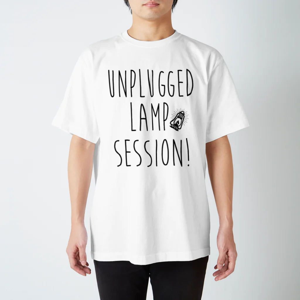 Unplugged Lamp SessionのUnplugged Lamp Session type logo スタンダードTシャツ