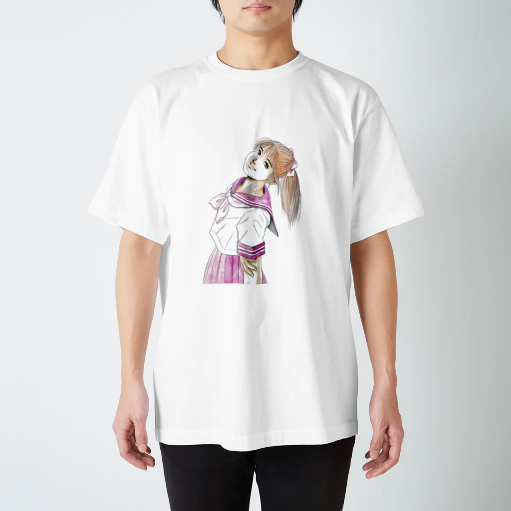 potakenakaの制服少女02  スタンダードTシャツ