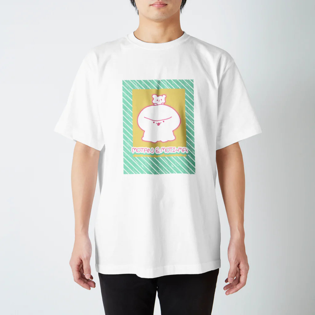 わもゆまーけっとのもたん&もち～ま(いぬとくま) スタンダードTシャツ