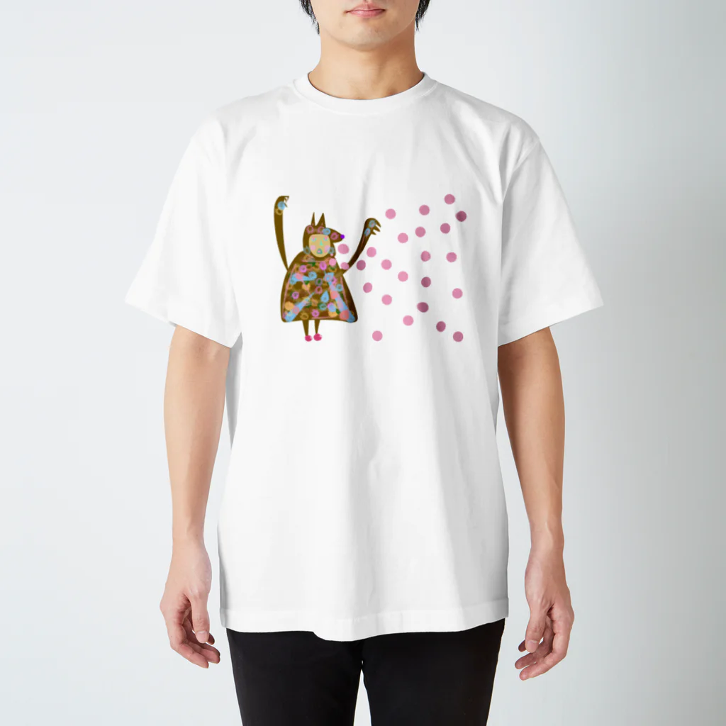 Msto_market a.k.a.ゆるゆる亭の桃色ボンバー！ スタンダードTシャツ