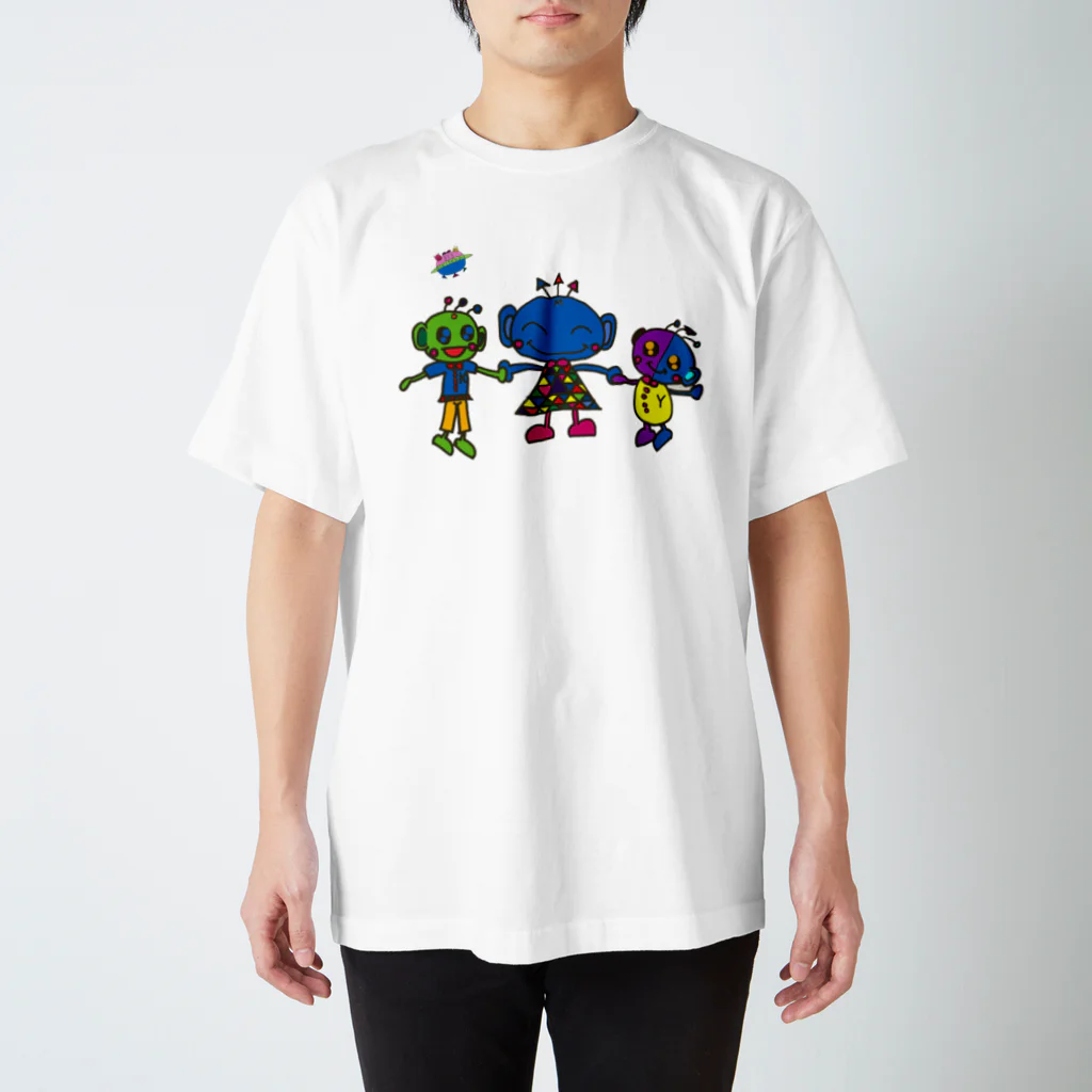 AYUYAのゆるかわ宇宙人1 スタンダードTシャツ