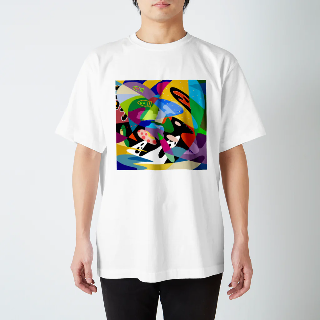 シマモリ タカコのパフパフパニック Regular Fit T-Shirt