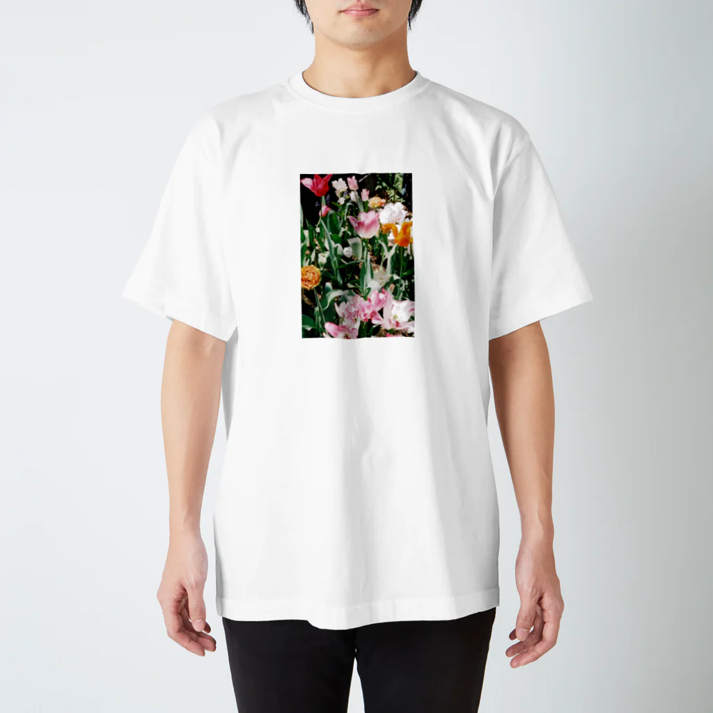 おもろのばあちゃん花畑 Regular Fit T-Shirt