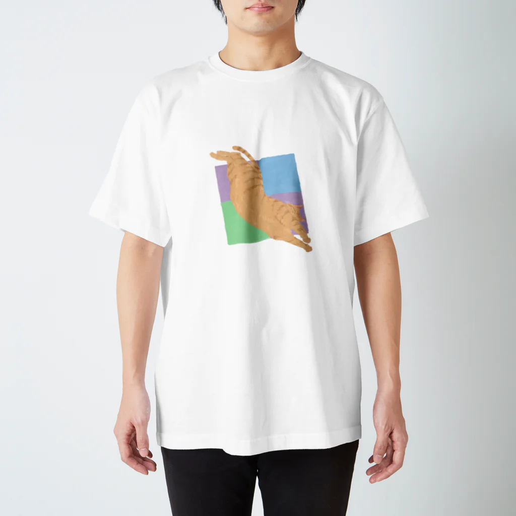 0faceの10cat_square Regular Fit T-Shirt