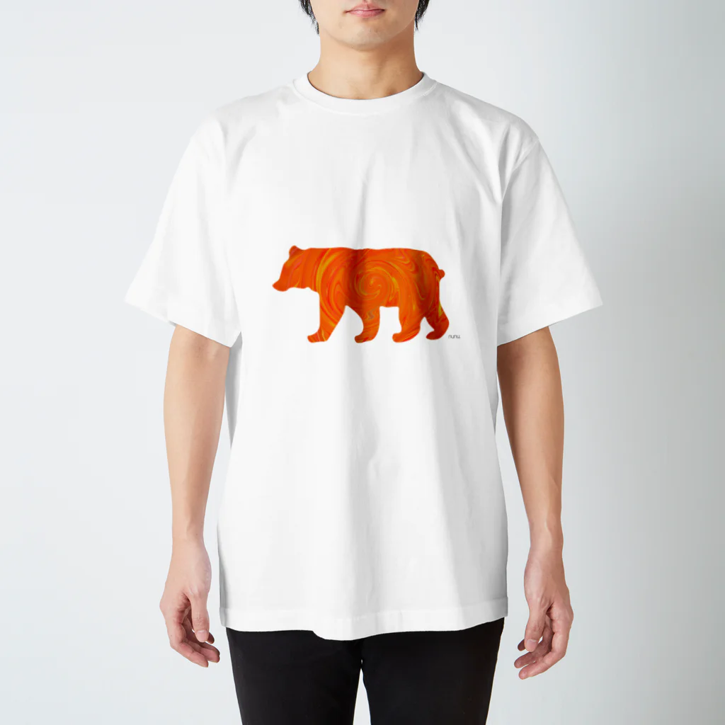 nunuのクマさんがぐるぐる！？ スタンダードTシャツ