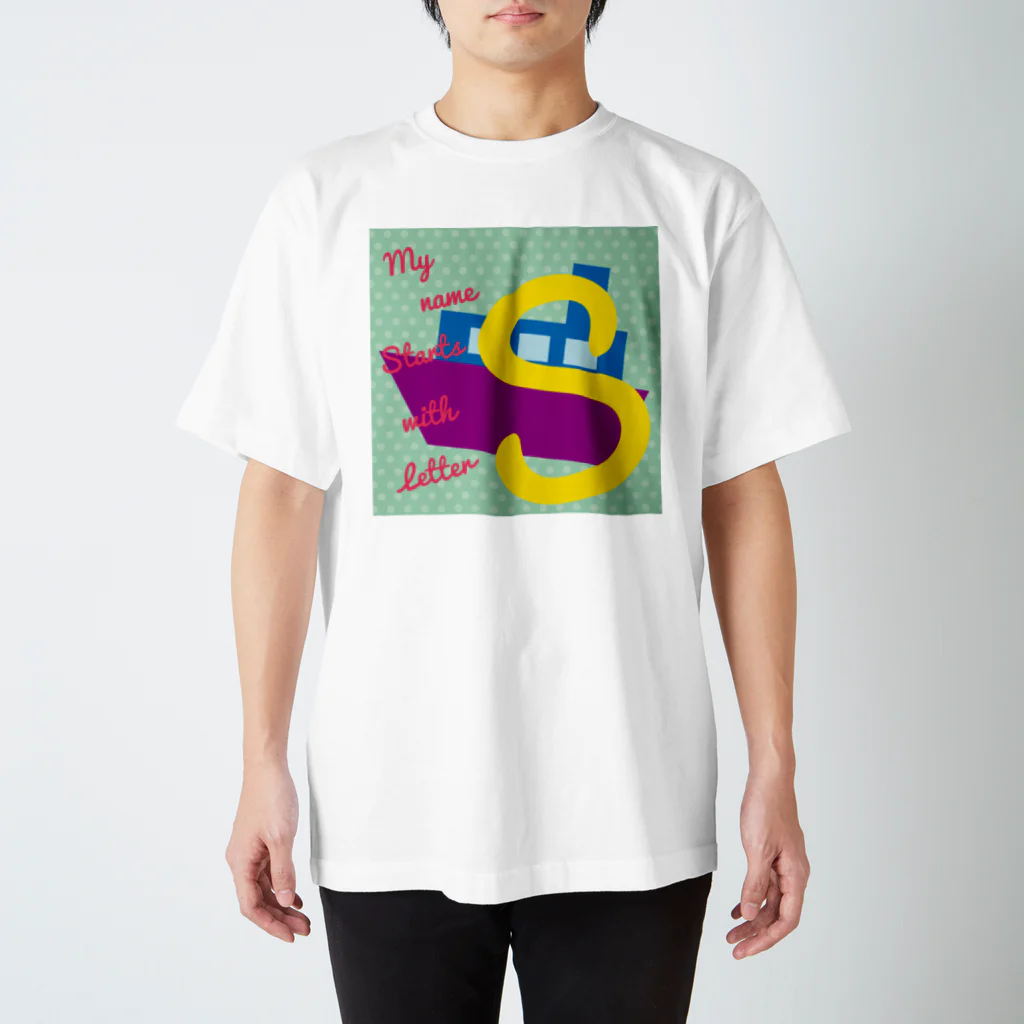 フォーヴァのMY name start with S for kids Regular Fit T-Shirt