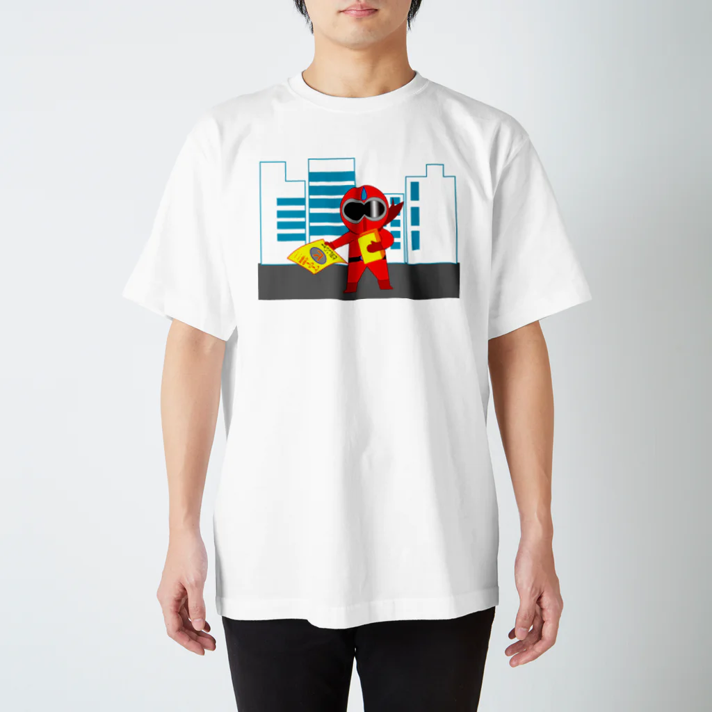 ＳＵＺＵＲＩ　真備支店のガクブル戦隊　ヒヨレンジャー　募集中 スタンダードTシャツ