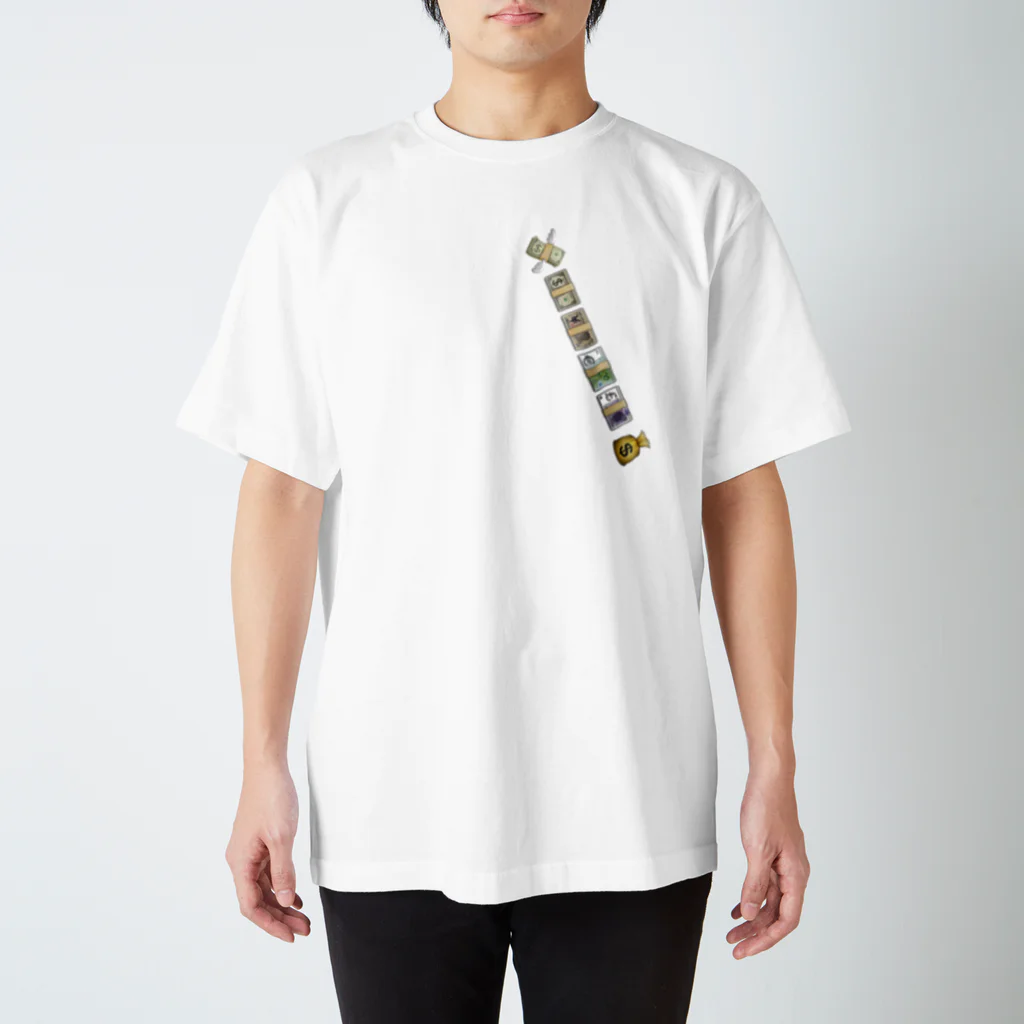 121UTMRAKRの汚金鎧 Regular Fit T-Shirt