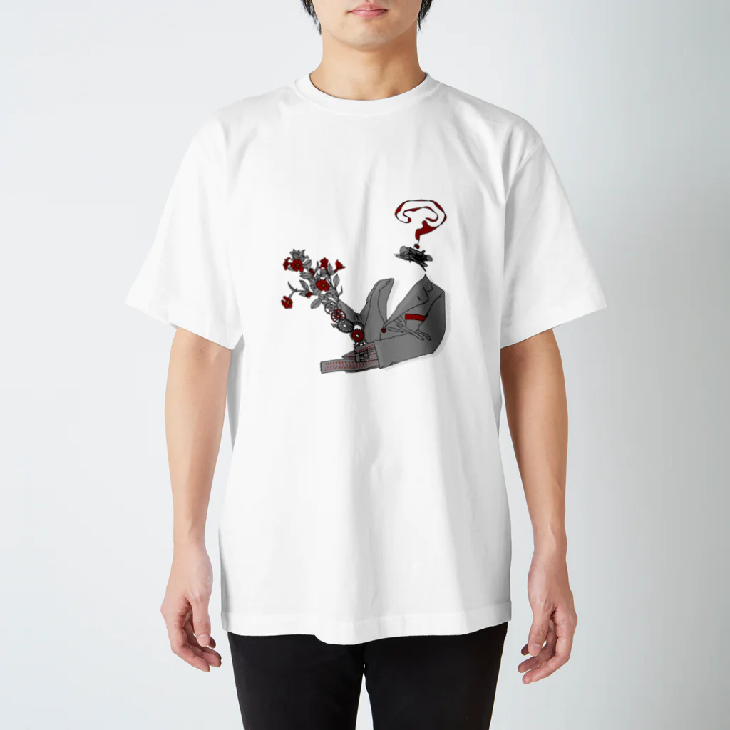 はぴふらの造花師（赤） スタンダードTシャツ