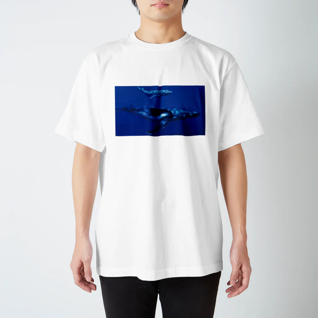 多摩美硬式テニス部フリーマーケットのHampback whale スタンダードTシャツ