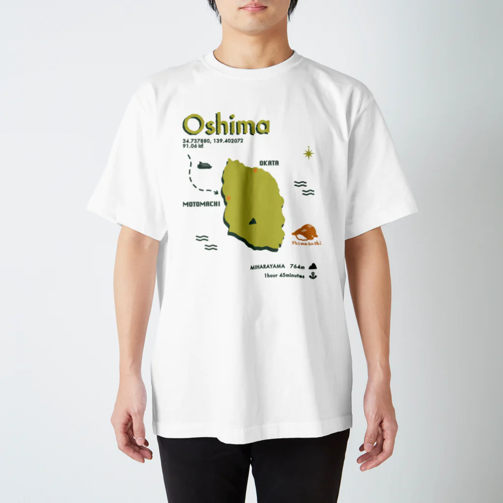 シマノカタチの伊豆大島Tシャツ Regular Fit T-Shirt