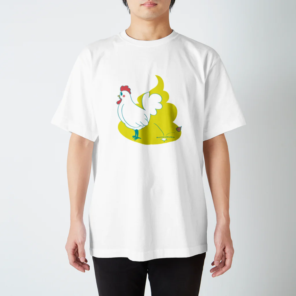 morikoのうんこニワトリ Regular Fit T-Shirt