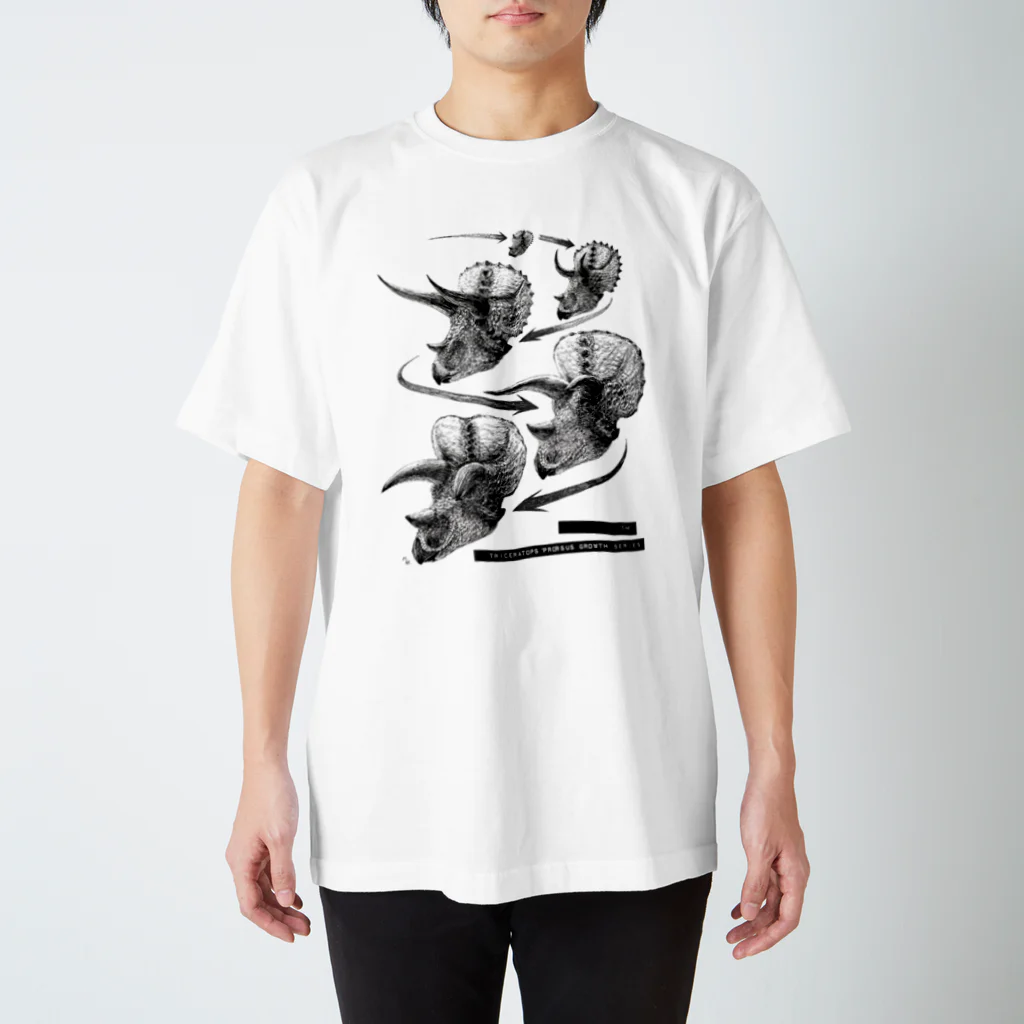 segasworksのTriceratops prorsus growth series スタンダードTシャツ