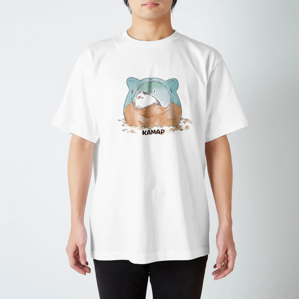 KAMAP ＆ Ricaの【KAMAP】すやすやジャンガリアン Regular Fit T-Shirt