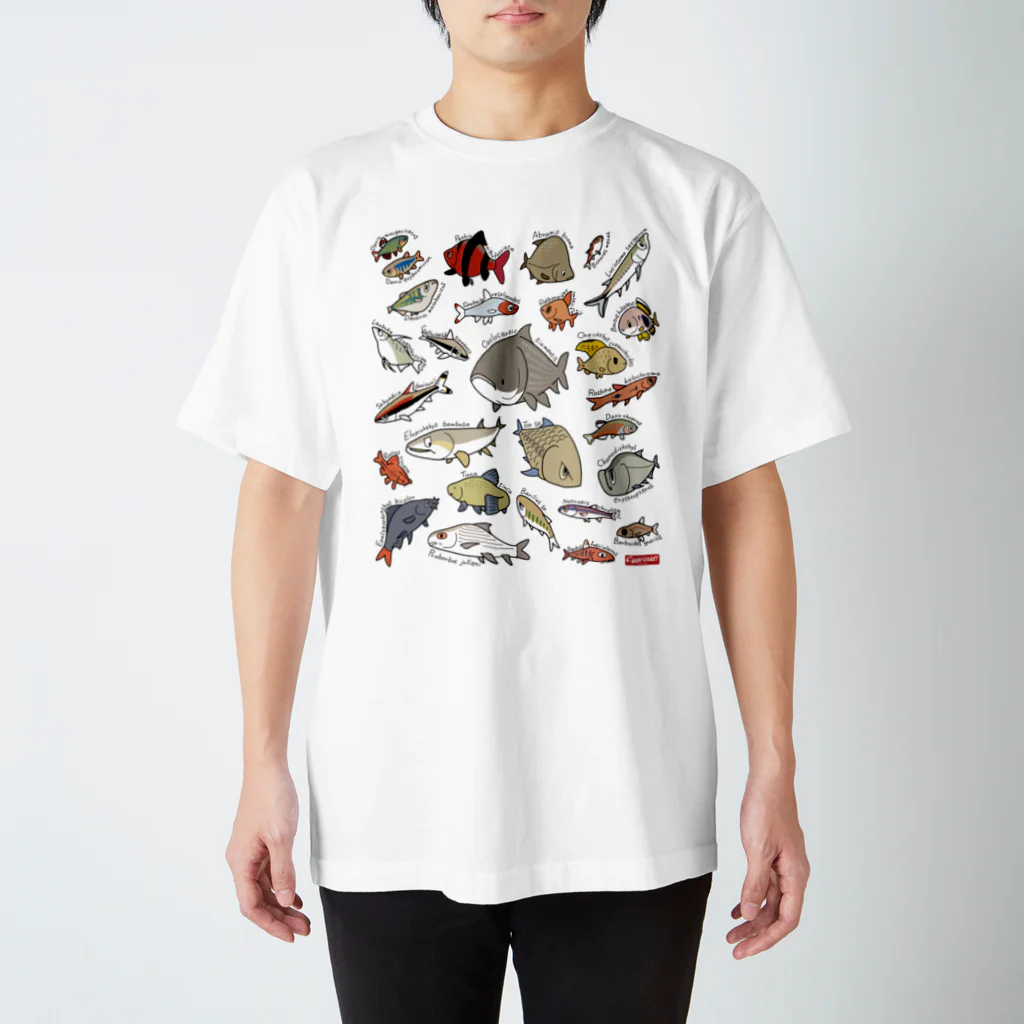 幻想水系branch　byいずもり・ようのVery Cyprinids!（international) Regular Fit T-Shirt