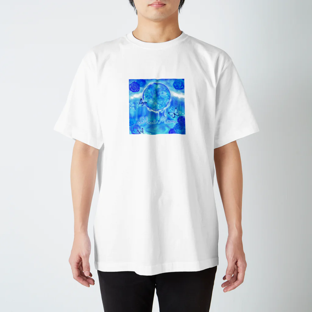 どるちぇ＊うさぎの《Moonシリーズ》＊Blue Moon＊ Regular Fit T-Shirt