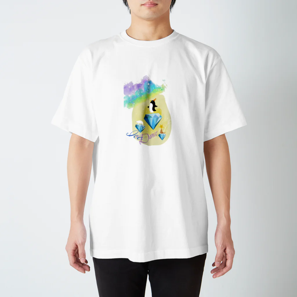  curious design storeのIce Danceイラスト入り　オリジナルハンカチ スタンダードTシャツ