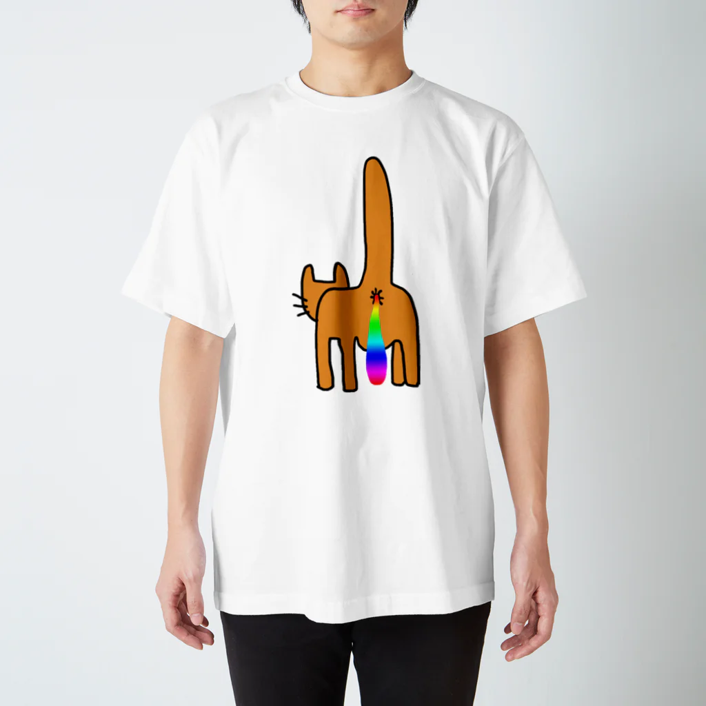 0310のオータム猫うんこ スタンダードTシャツ