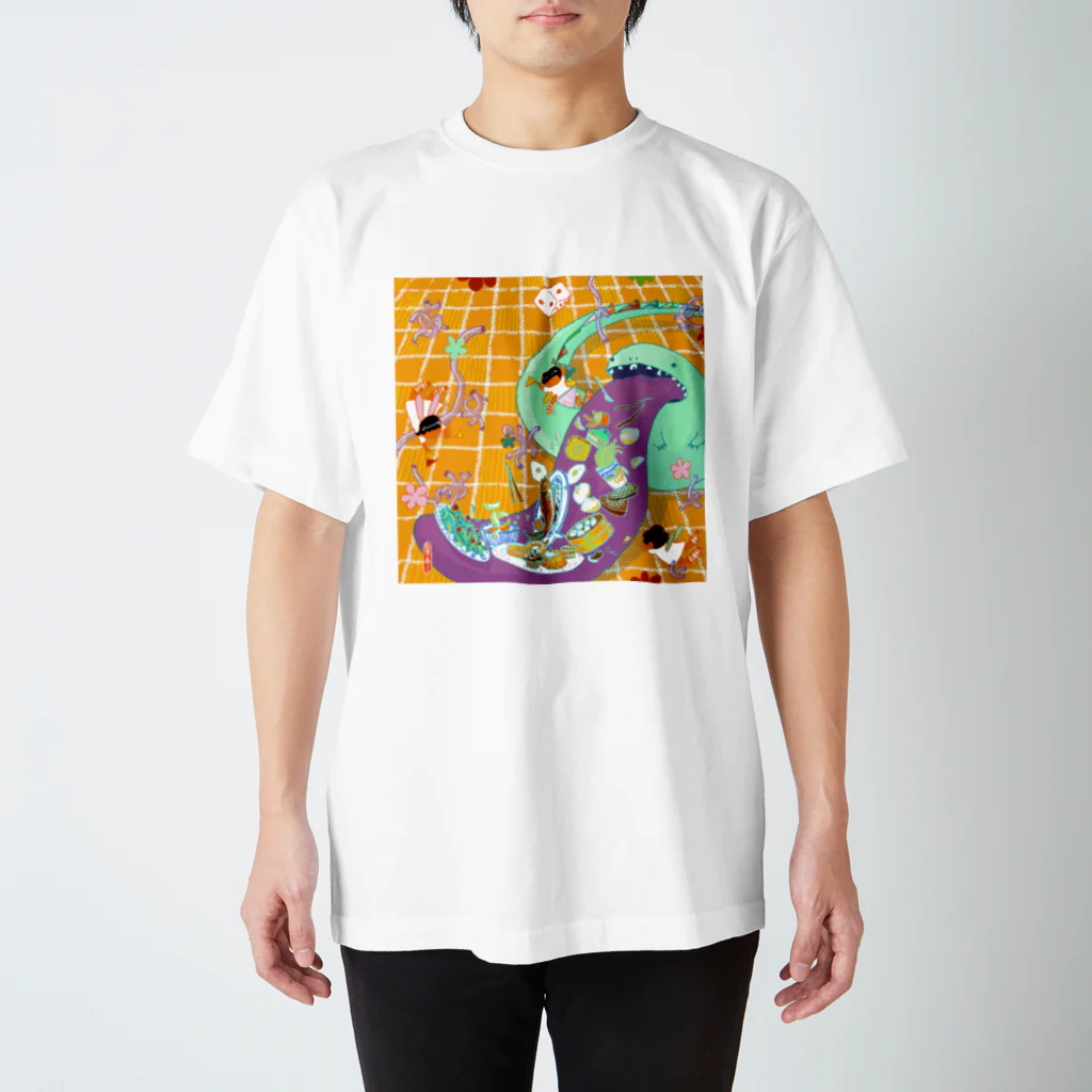 ipinlululululu's ferris wheelの食いしん坊 スタンダードTシャツ