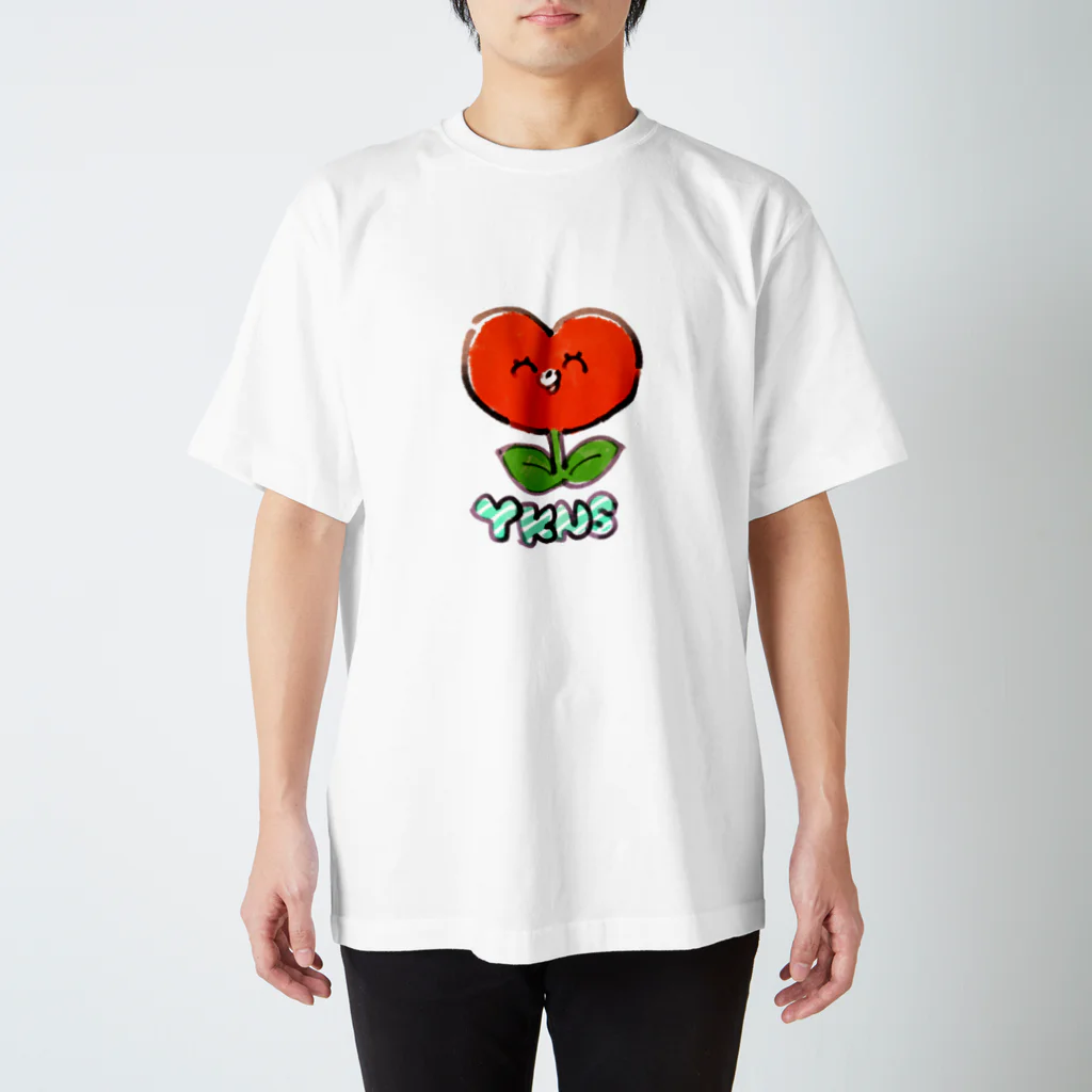 akioco’s character goodsのしょくぶつマン(赤) Regular Fit T-Shirt