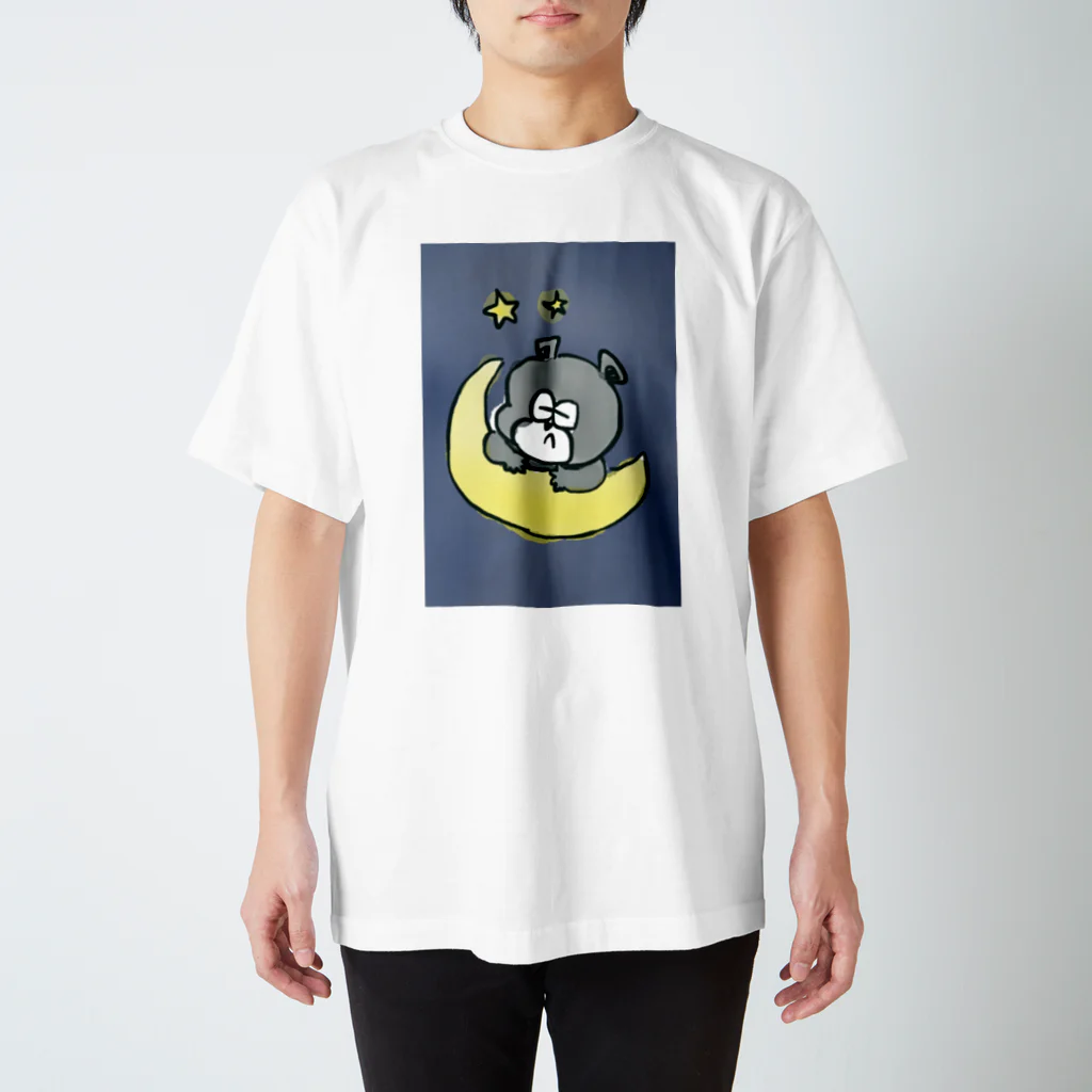 惑星さん太郎のねむれるくまの Regular Fit T-Shirt