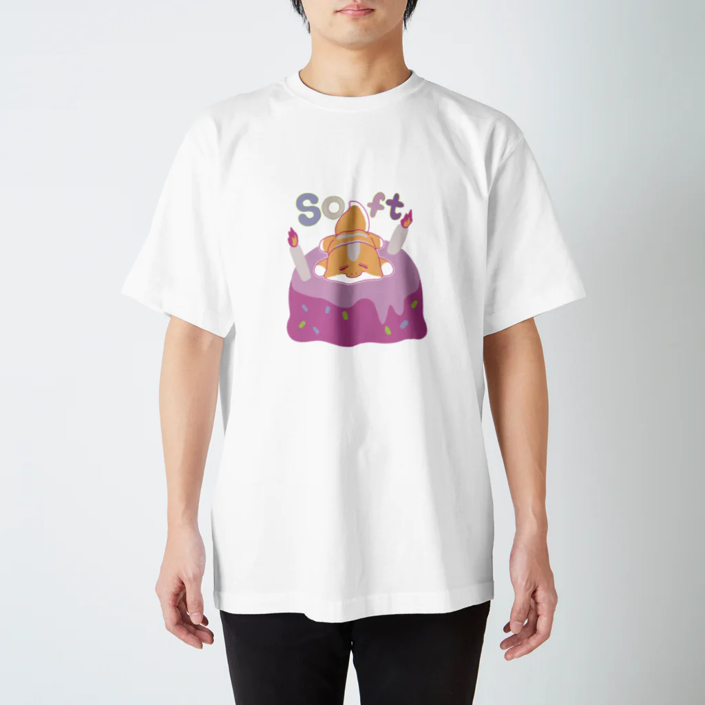 レオパとニシアフのケニーレインローズのsoftローズ服 スタンダードTシャツ